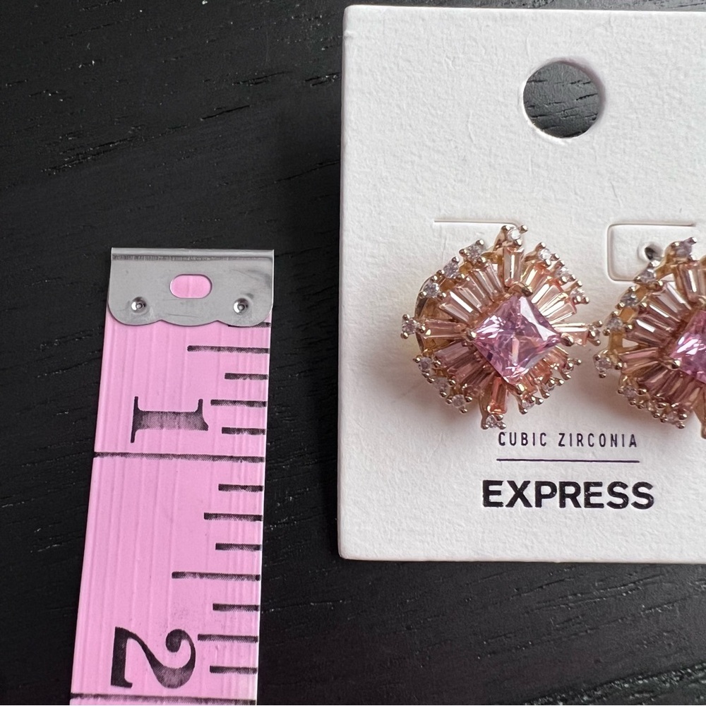 Express Radiant Pink Earrings - Picture 5 of 5